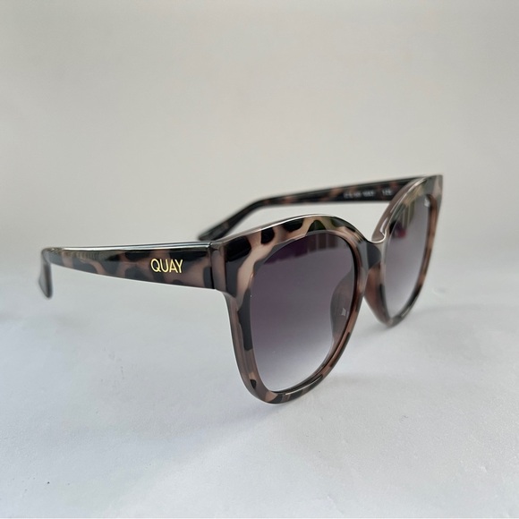 New Quay Its My Way Cat Eye Sunglasses Oversized Milky Tortoise Smoke main image 10